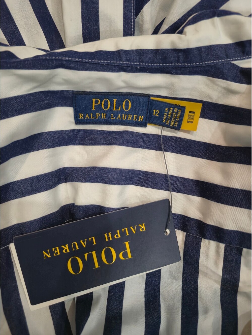 New Ralph Lauren Stripe midi dress size 12 - Picture 8 of 8